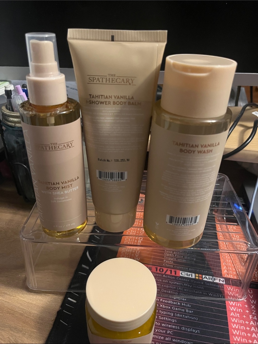 Tahitian Vanilla Body Wash & Mist Set - Cream